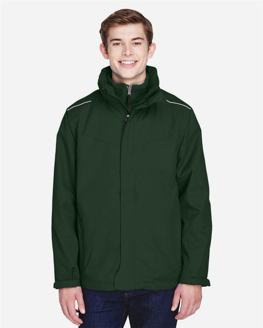 CORE365 Men's Region 3-in-1 Jacket with Fleece Liner - 88205