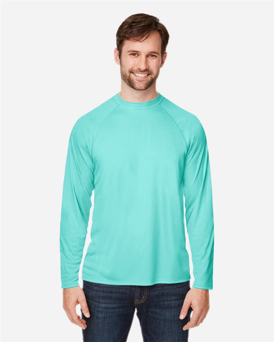 CORE365 Unisex Ultra UVP™ Marina Raglan Long Sleeve T-Shirt - CE110
