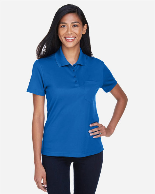 CORE365 Women's Origin Performance Piqué Polo with Pocket - 78181P