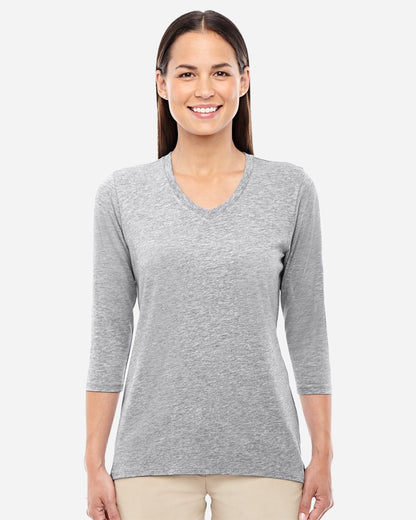 Devon & Jones Women's Perfect Fit™ Bracelet-Length V-Neck Top - DP184W