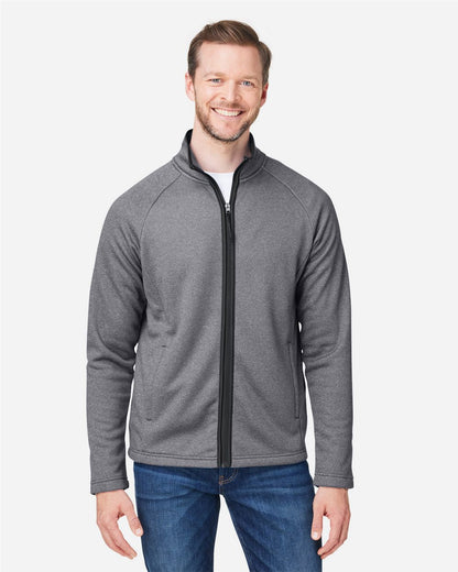 CORE365 Men's Venture Heathered Stripe Full-Zip - CE72