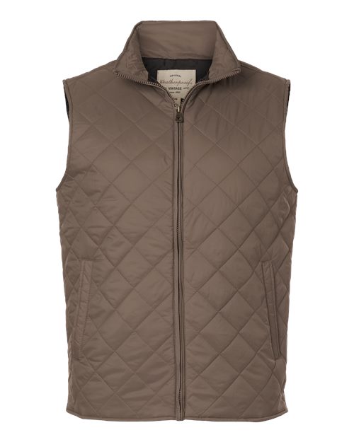 Men's Vintage Diamond Quilted Vest