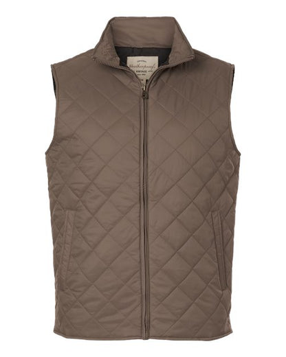 Men's Vintage Diamond Quilted Vest