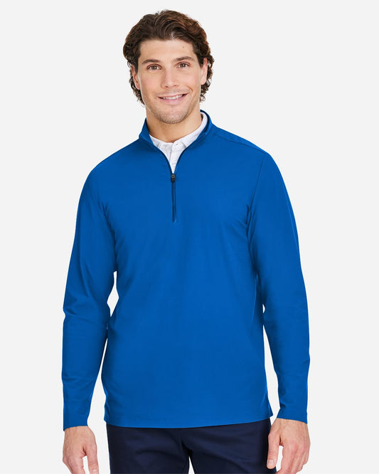 Devon & Jones Men's CrownLux Performance® Windsor Welded Quarter-Zip Pullover - DG410