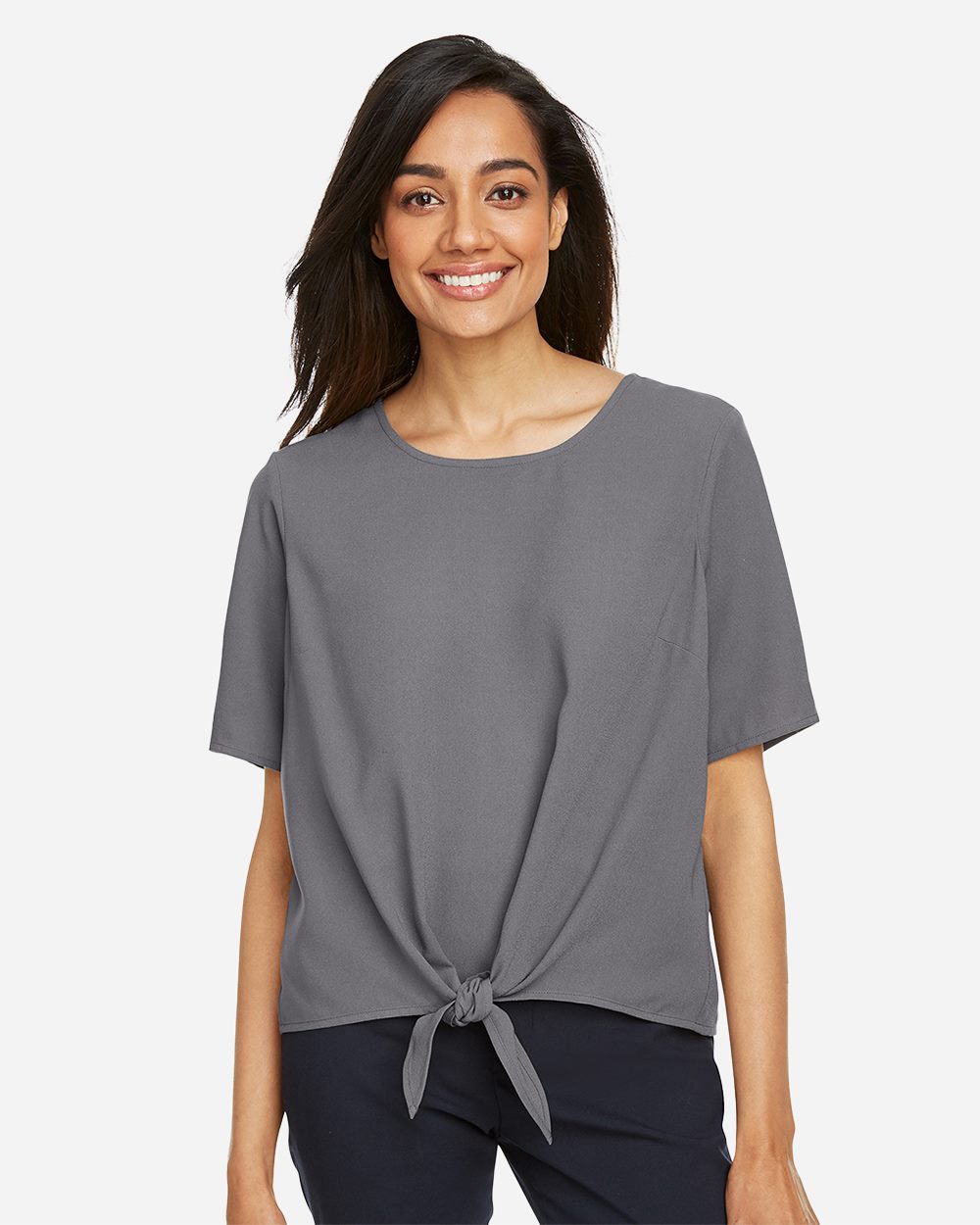 Devon & Jones Women's Perfect Fit™ Tie Front Blouse - DP617W