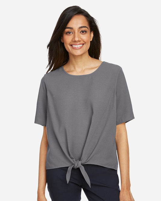 Devon & Jones Women's Perfect Fit™ Tie Front Blouse - DP617W
