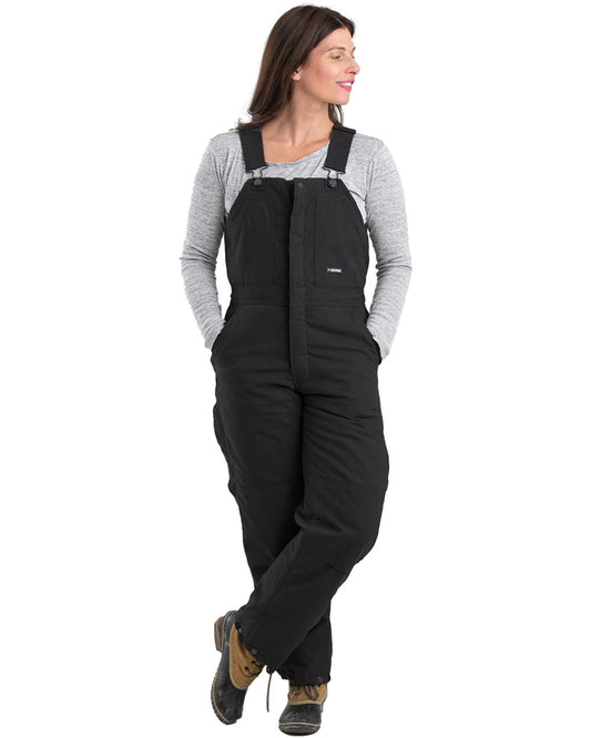 Berne Apparel Women's Softstone Duck Insulated Bib Overall - WB515