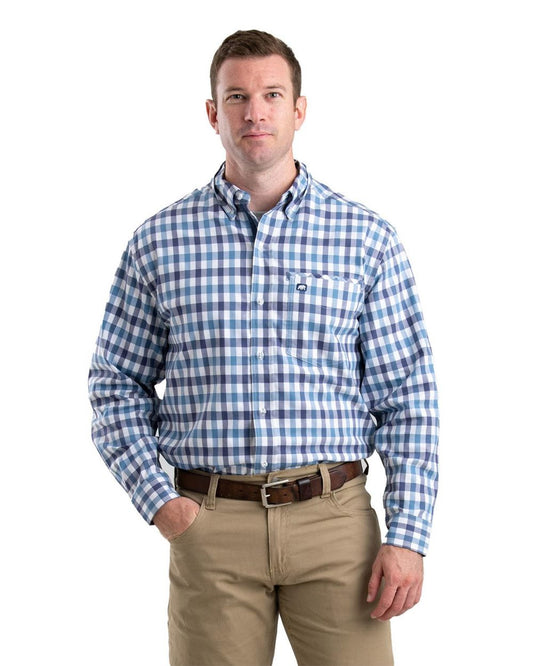 Berne Apparel Foreman Flex180 Button-Down Woven Dress Shirt - SH26