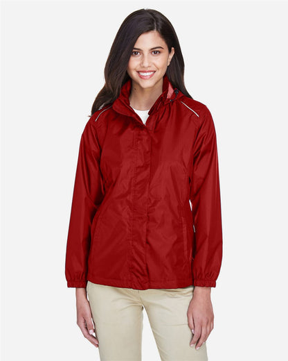 CORE365 Women's Climate Seam-Sealed Lightweight Variegated Ripstop Jacket - 78185
