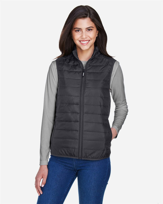 CORE365 Women's Prevail Packable Puffer Vest - CE702W