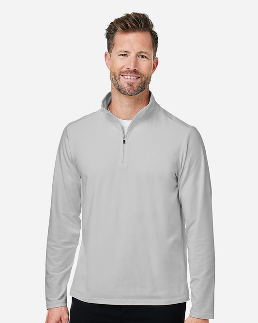 Devon & Jones Men's Raleigh Stretch Quarter-Zip Pullover - DG425