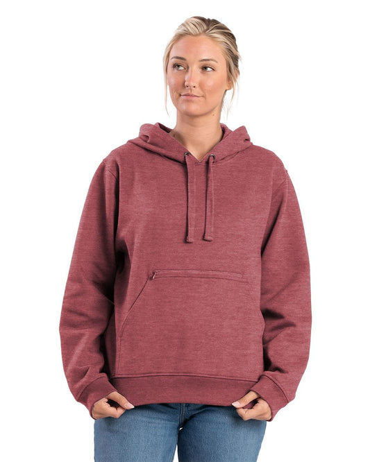 Berne Apparel Women's Heritage Zippered Pocket Hooded Sweatshirt - WSP418
