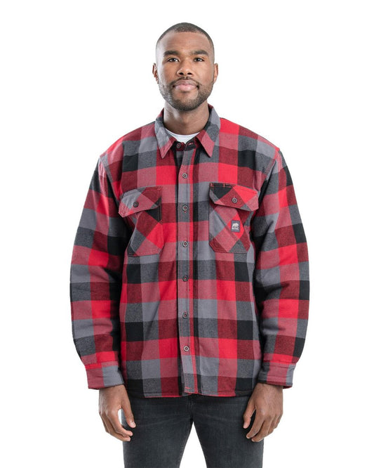 Berne Apparel Timber Flannel Shirt Jacket - SH69