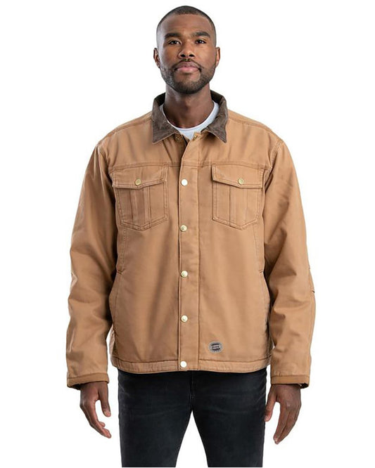 Berne Apparel Vintage Washed Sherpa-Lined Work Jacket - J58