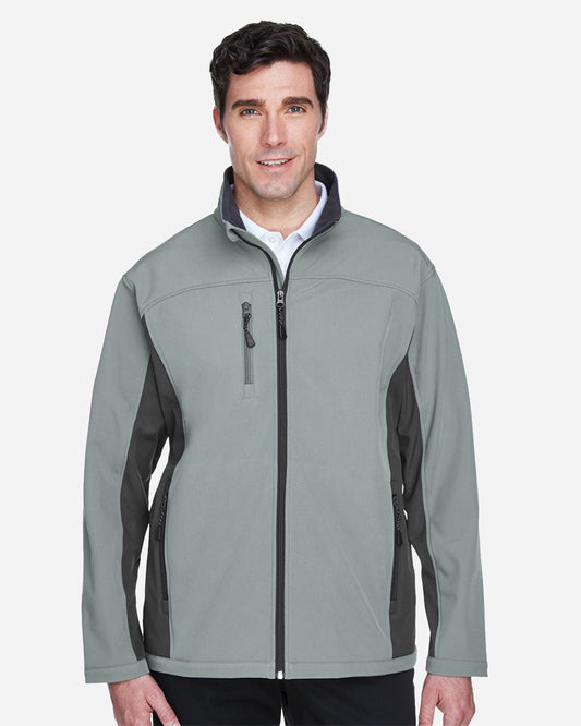 Devon & Jones Men's Soft Shell Colorblock Jacket - D997