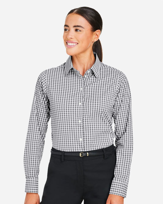 Devon & Jones Women's CrownLux Performance® Gingham Dress Shirt - DG536W