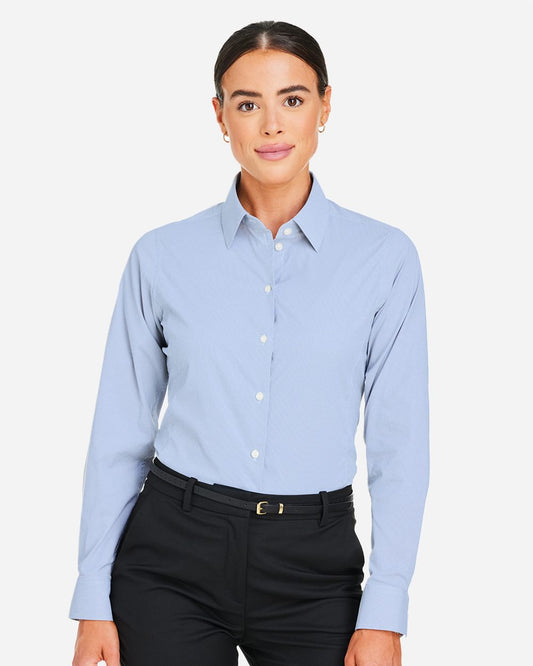 Devon & Jones Women's CrownLux Performance® Microstripe Dress Shirt - DG537W