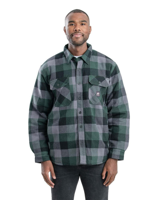 Berne Apparel Tall Timber Flannel Shirt Jacket - SH69T