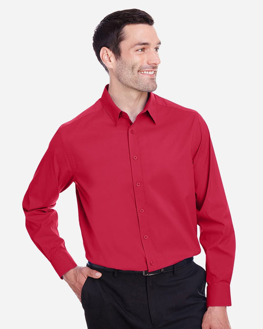 Devon & Jones Men's CrownLux Performance® Stretch Woven Dress Shirt - DG542