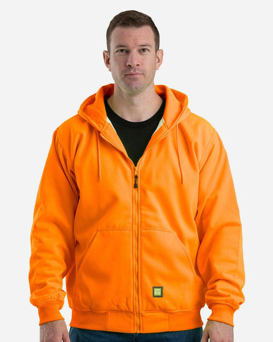 Berne Apparel Heritage Thermal-Lined Full-Zip Hooded Sweatshirt - HVF101