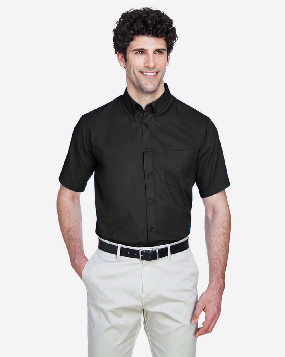 CORE365 Men's Tall Optimum Short Sleeve Twill Dress Shirt - 88194T