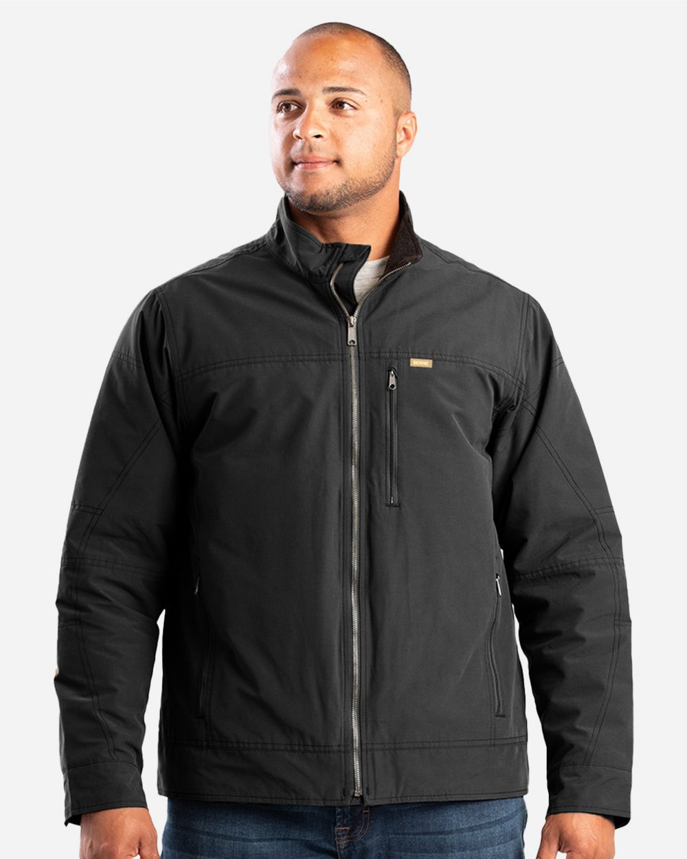 Berne Apparel Highland Quilt-Lined Micro-Duck Jacket - J387