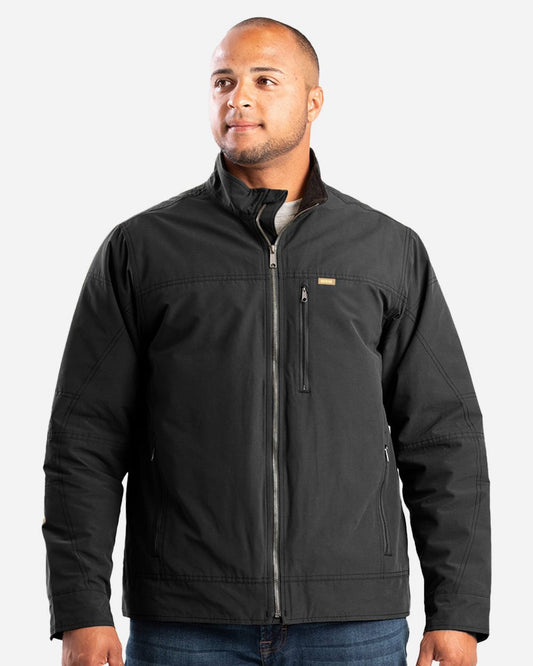 Berne Apparel Highland Quilt-Lined Micro-Duck Jacket - J387