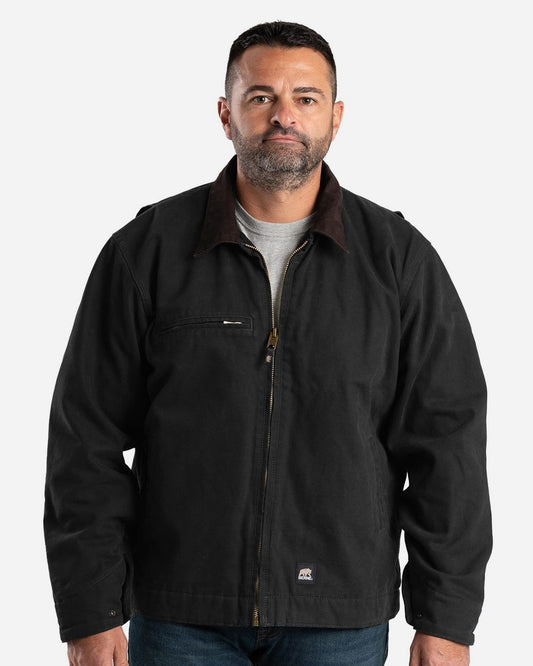 Berne Apparel Highland Washed Gasoline Jacket - J374