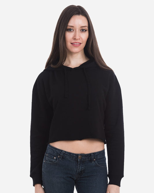 Lane Seven Women's Cropped Fleece Hooded Sweatshirt - LS12000