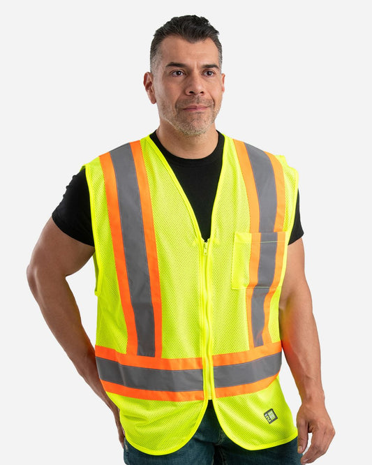 Berne Apparel Hi-Vis Class 2 Multi-Color Vest - HVV046