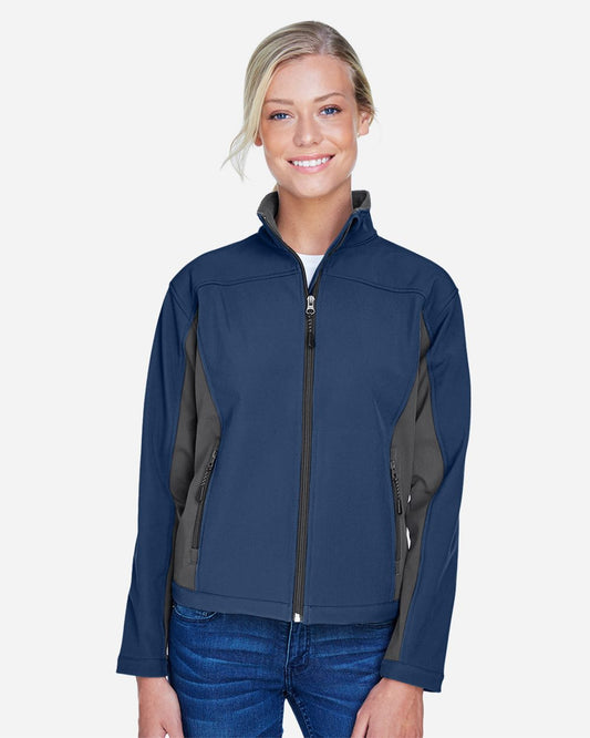 Devon & Jones Women's Soft Shell Colorblock Jacket - D997W