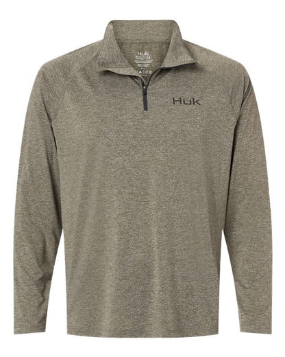 Men's Airweight Heather Quarter-Zip Pullover