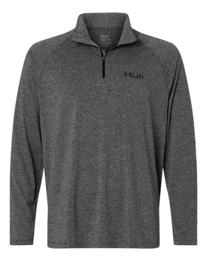 Men's Airweight Heather Quarter-Zip Pullover