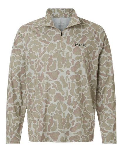 Men's Airweight KC Printed Quarter-Zip Pullover