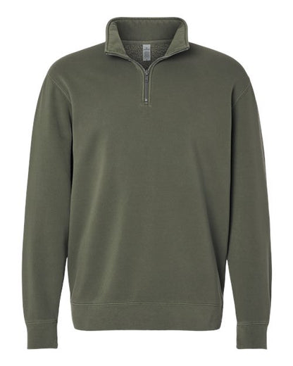 Unisex Pigment-Dyed Quarter-Zip Pullover