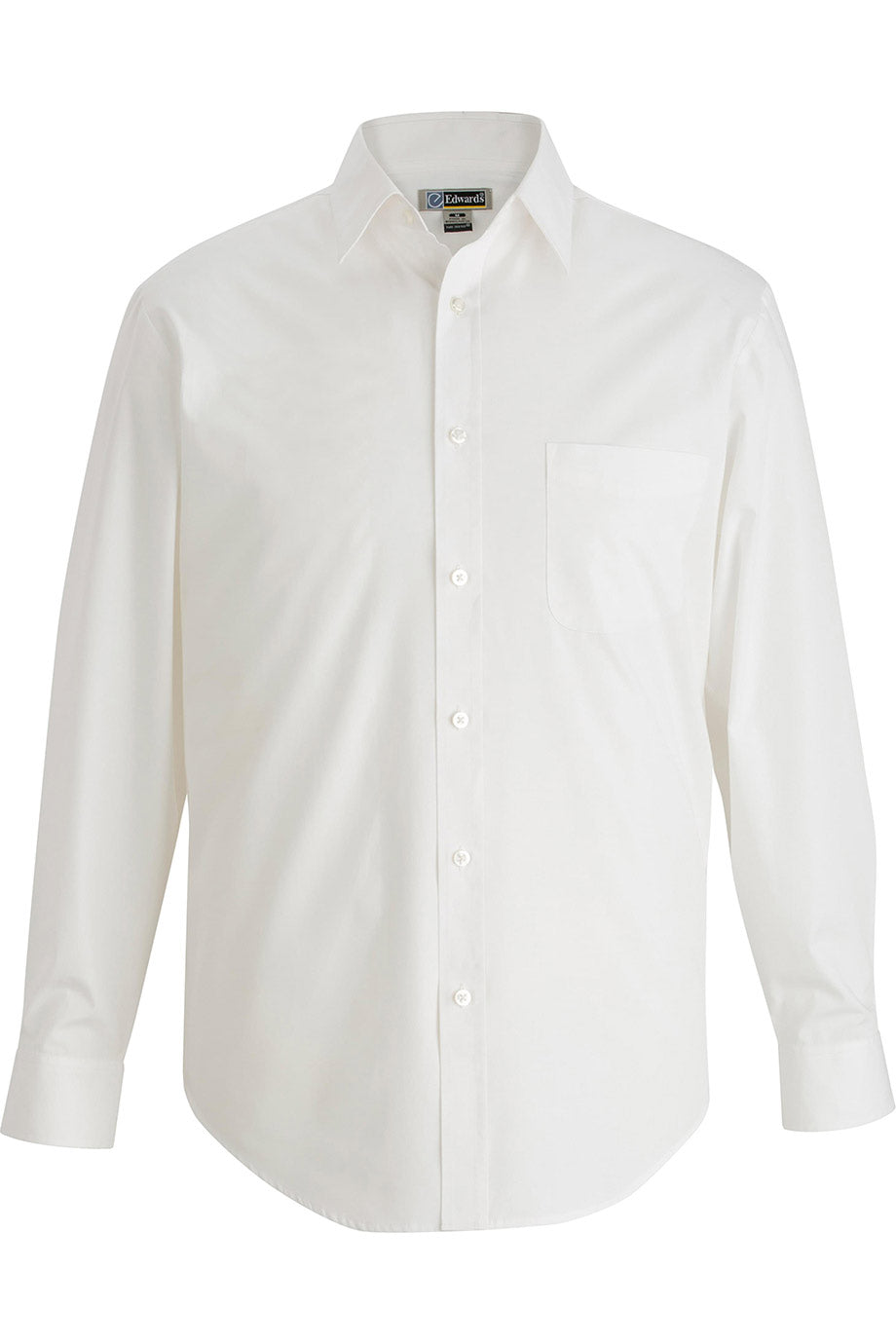 Mens Essential Broadcloth Shirt Long Sleeve - 1354PAC