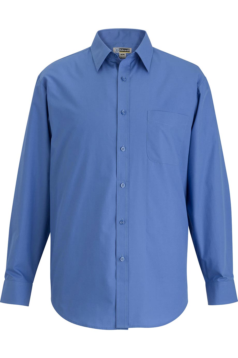Mens Essential Broadcloth Shirt Long Sleeve - 1354PAC