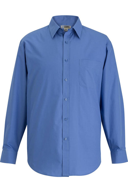 Mens Essential Broadcloth Shirt Long Sleeve - 1354PAC