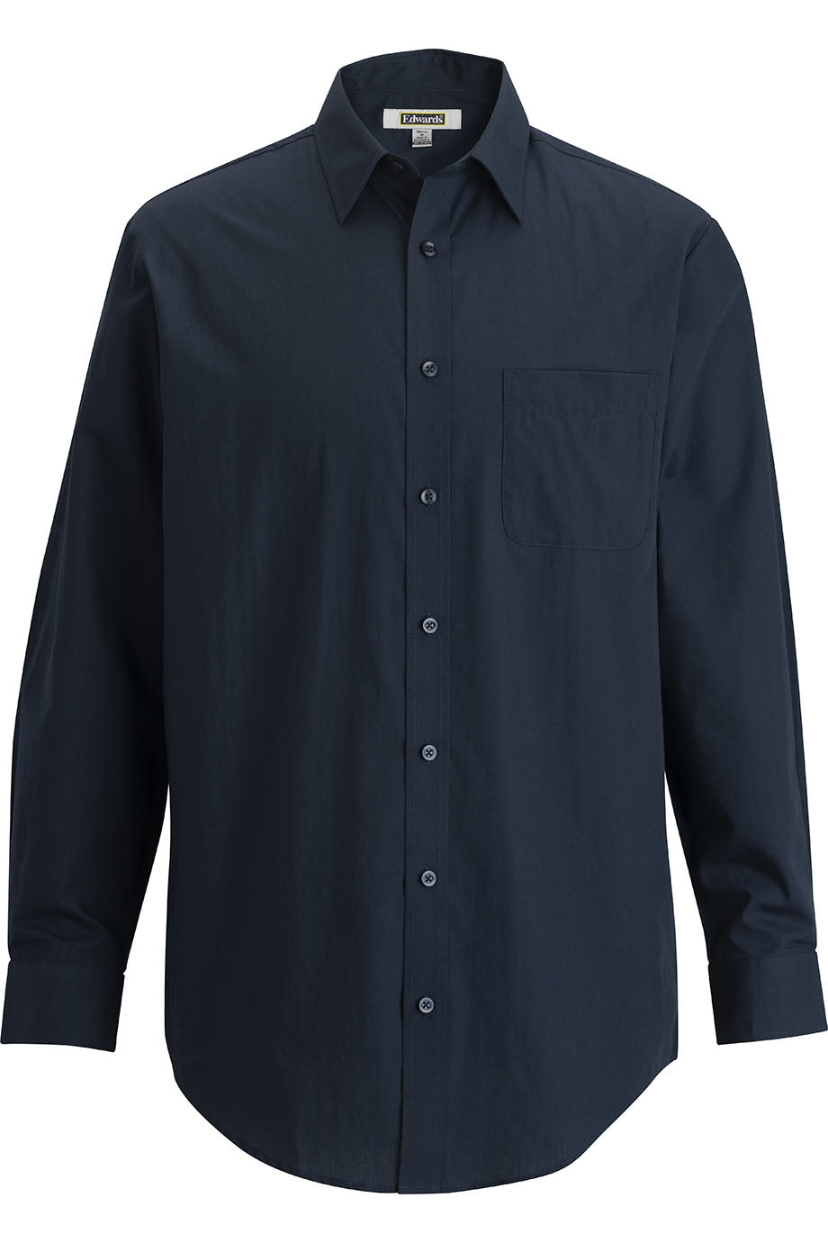 Essential Broadcloth Long Sleeve Mens Shirt - 1354