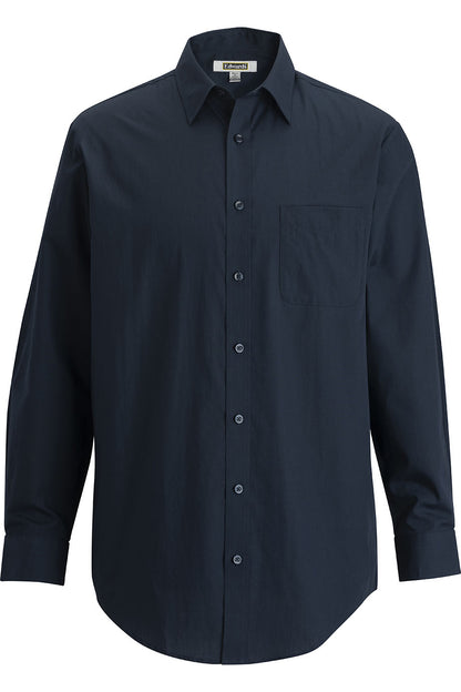 Essential Broadcloth Long Sleeve Mens Shirt - 1354