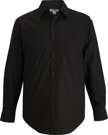 Essential Broadcloth Long Sleeve Mens Shirt - 1354