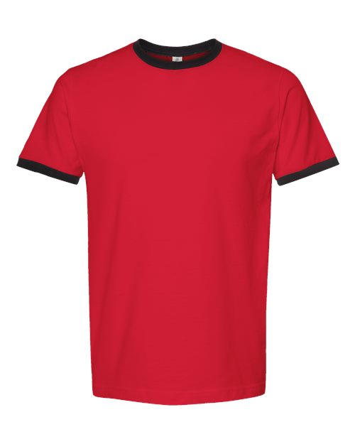Unisex Fine Jersey Ringer T-Shirt