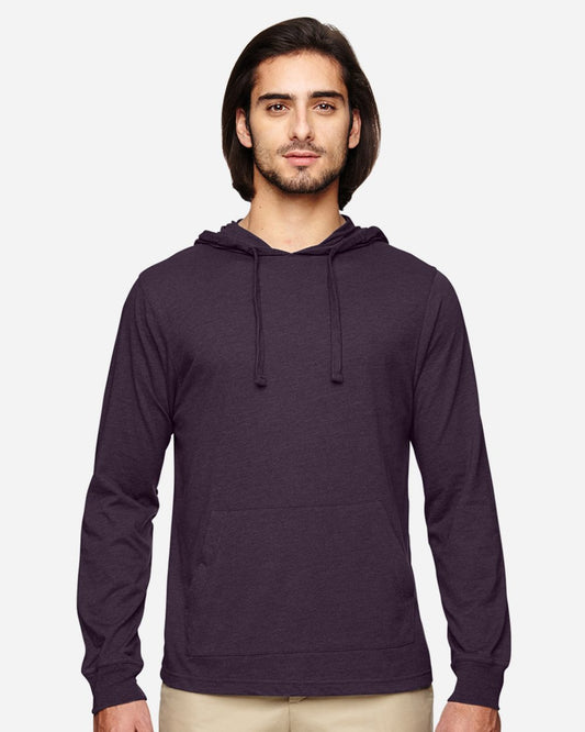 econscious Eco Jersey Pullover Hooded Long Sleeve T-Shirt - EC1085