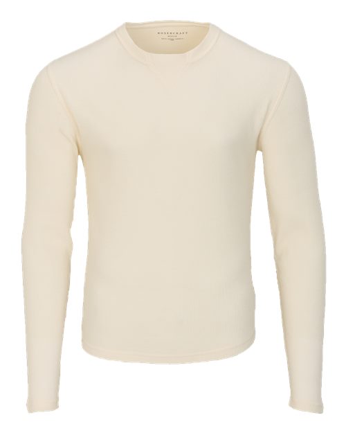 Men's Waffle Knit Long Sleeve T-Shirt