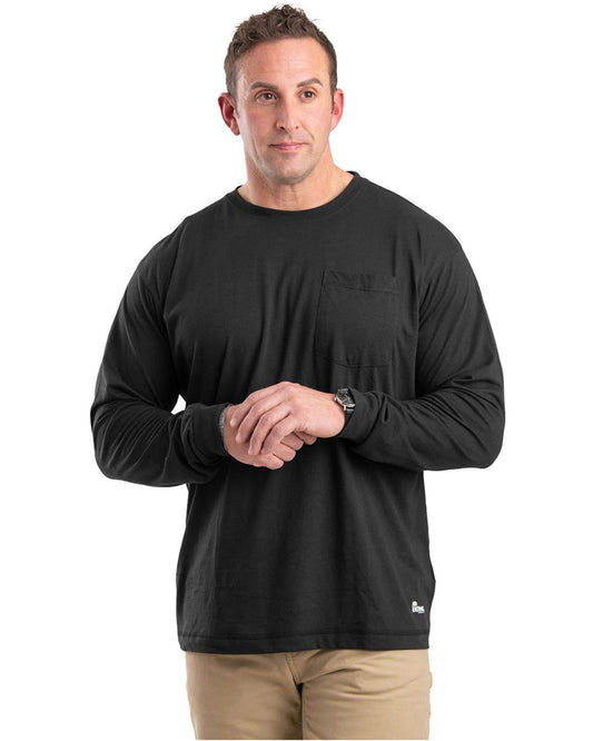 Berne Apparel Tall Performance Long Sleeve Pocket T-Shirt - BSM39T