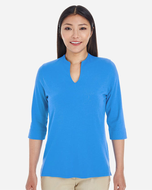 Devon & Jones Women's Perfect Fit™ Tailored Open Neckline Top - DP188W