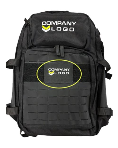 Medium Blank Black Patch - Qty 10