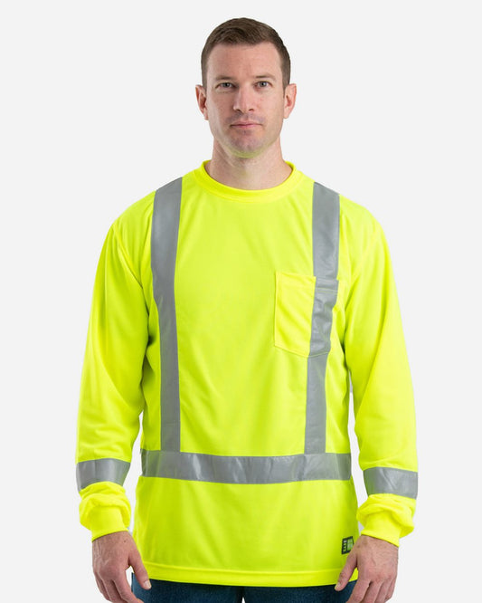 Berne Apparel Tall Hi-Vis Class 3 Performance T-Shirt - HVK013T