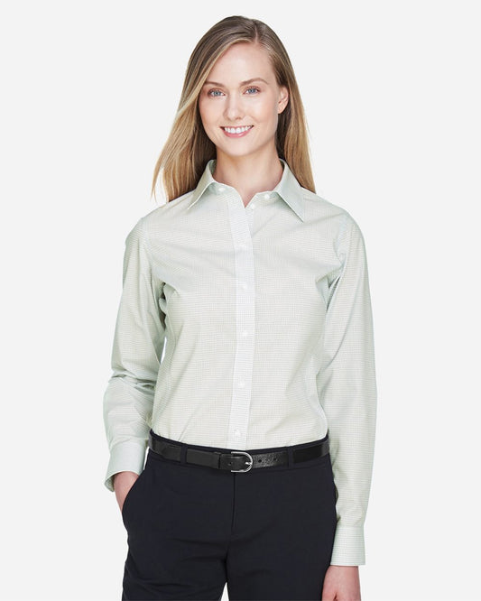 Devon & Jones Women's Crown Collection® Micro Tattersall Woven Dress Shirt - DG510W