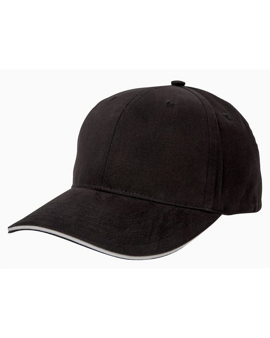 Big Accessories Brushed Twill Sandwich Cap - BX004